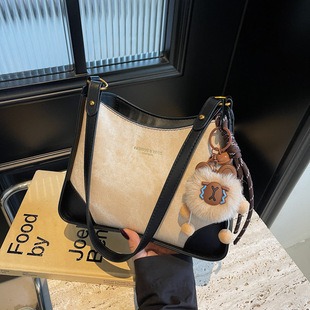 M11750 Black Grid 24x13x13cm High Quality Bags